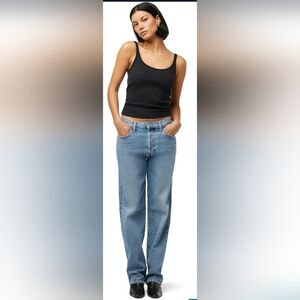 Joe's Womens The 90's Niki Relaxed Mid Rise Button Up Boyfriend Jean. Size 29